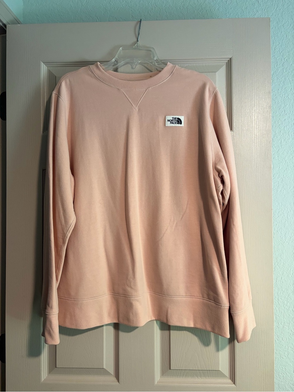 The North Face Men’s Light Pink Crewneck Sweatshirt